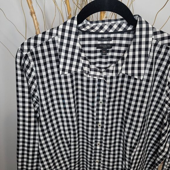 Talbots Button Up Womens 16P - Picture 3 of 6